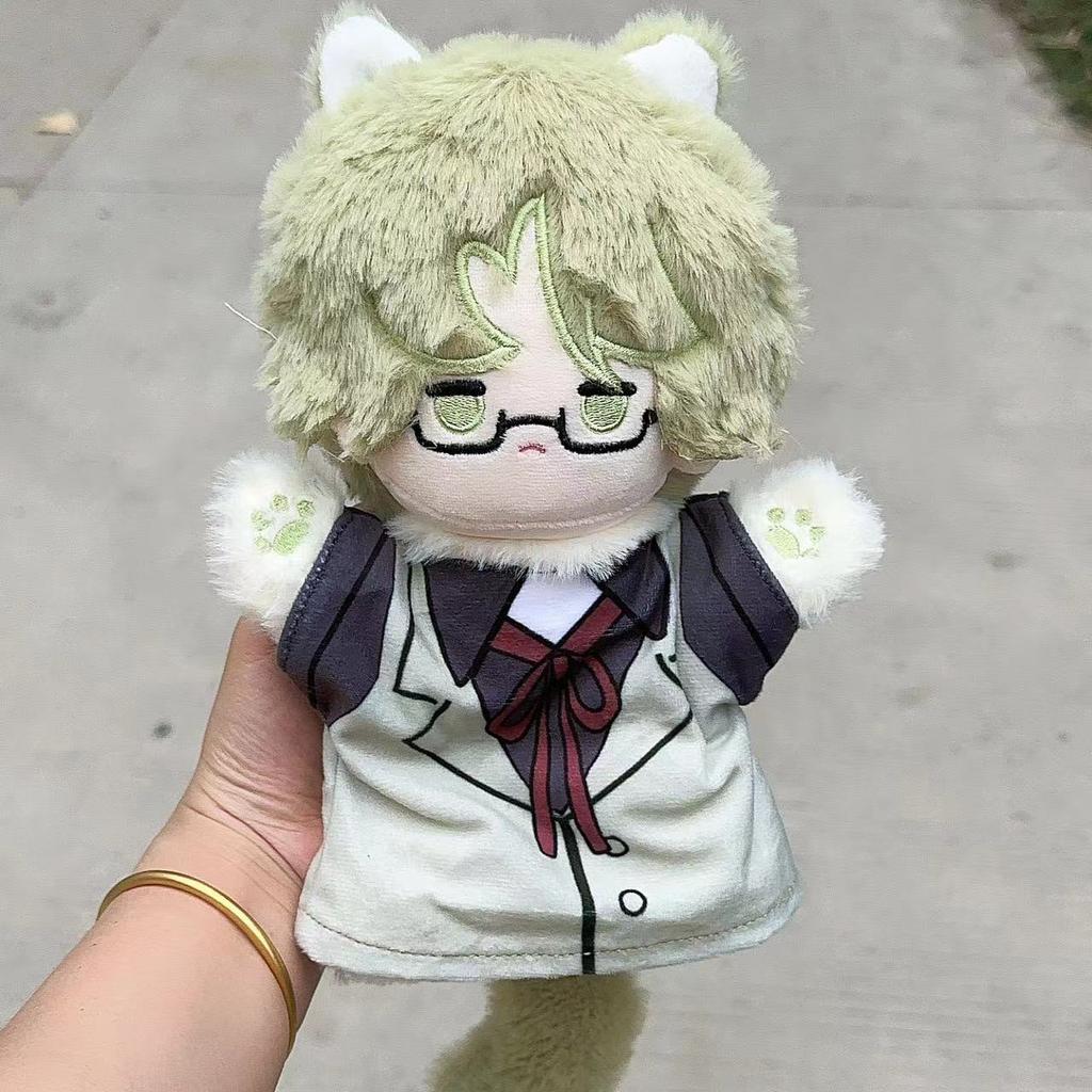 Anime Bungou Stray Dogs Plush Hand Puppet Doll 25CM Dazai Osamu Nakahara Chuuya Soft Stuffed Glove Toys Birthday Gift