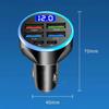 2-6 Ports Car Charger Fast Charging PD QC3.0 USB C Car Phone Charger Type C Adapter In Car For iPhone Samsung Huawei Xiaomi