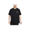 Nike Alphabet Print Loose Round Neck Short Sleeve T-Shirt Men Tops Black FB8143-010