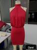 2026 European American Style Sleeveless Backless Halter Bodycon Dress - Sexy Strappy Women's Summer Fashion