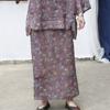 Johnature Vintage Print Floral Skirts Elastic Waist Summer Chinese Style High Quality Female Skirts