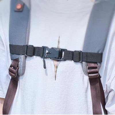 Outdoor Camping Backpack Magnetic Chest Pack StrapEasy Detachable Strap Adjustable Shoulder Strap Tactical Bag Strap