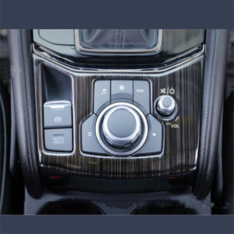 

Auto Gear Panel Stainless Steel Decoration knob panel For MAZDA CX-5 CX5 2017 2018 Car Styling 1Pcs/Set чёрный