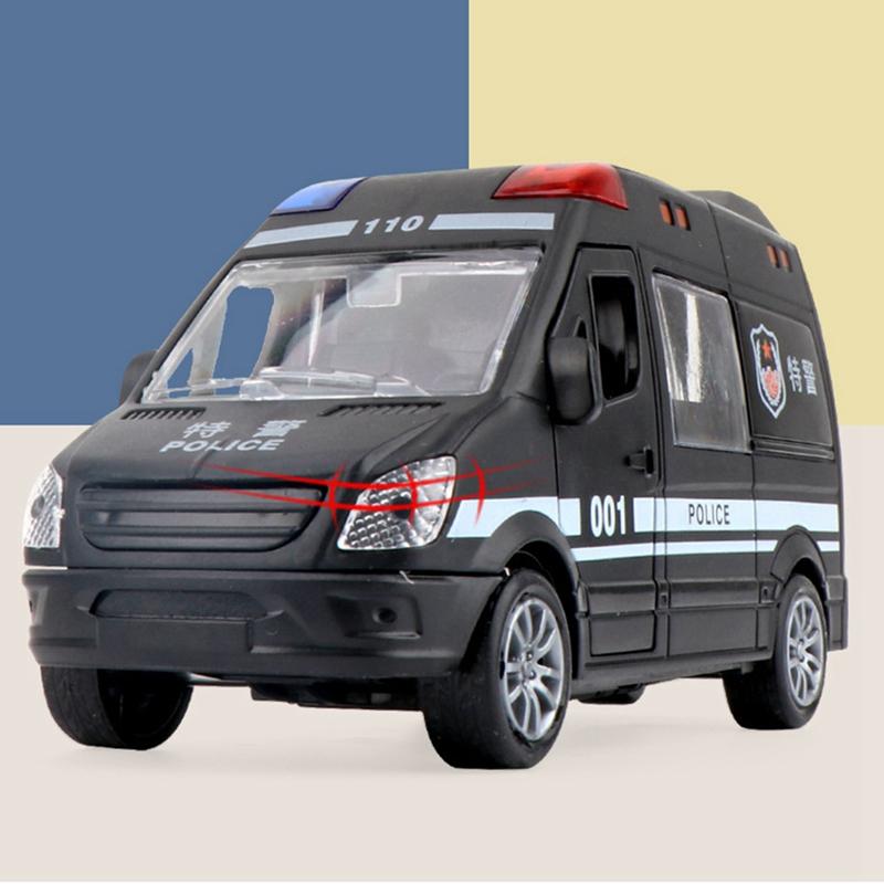 Kids Car Toys Inertia Engineering Vehicle Toy Push and Go Car Ambulance Model Gift Baby Toddler Infant Christmas Birthday Gifts