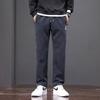 Corduroy Spring and Autumn Casual Pants Men's Loose Straight Embroidered Men's Casual Pants