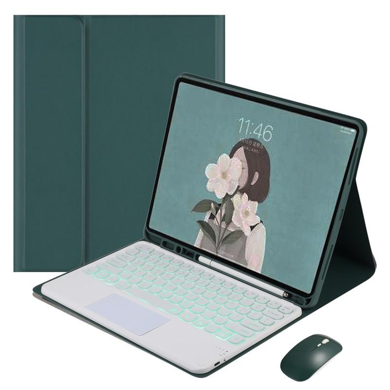 Bluetooth Keyboard Case With Backlit Keys IPad 10th 11th Gen Air 4 10.9 Inch Pro 11 Stand Cover PU Leather Full