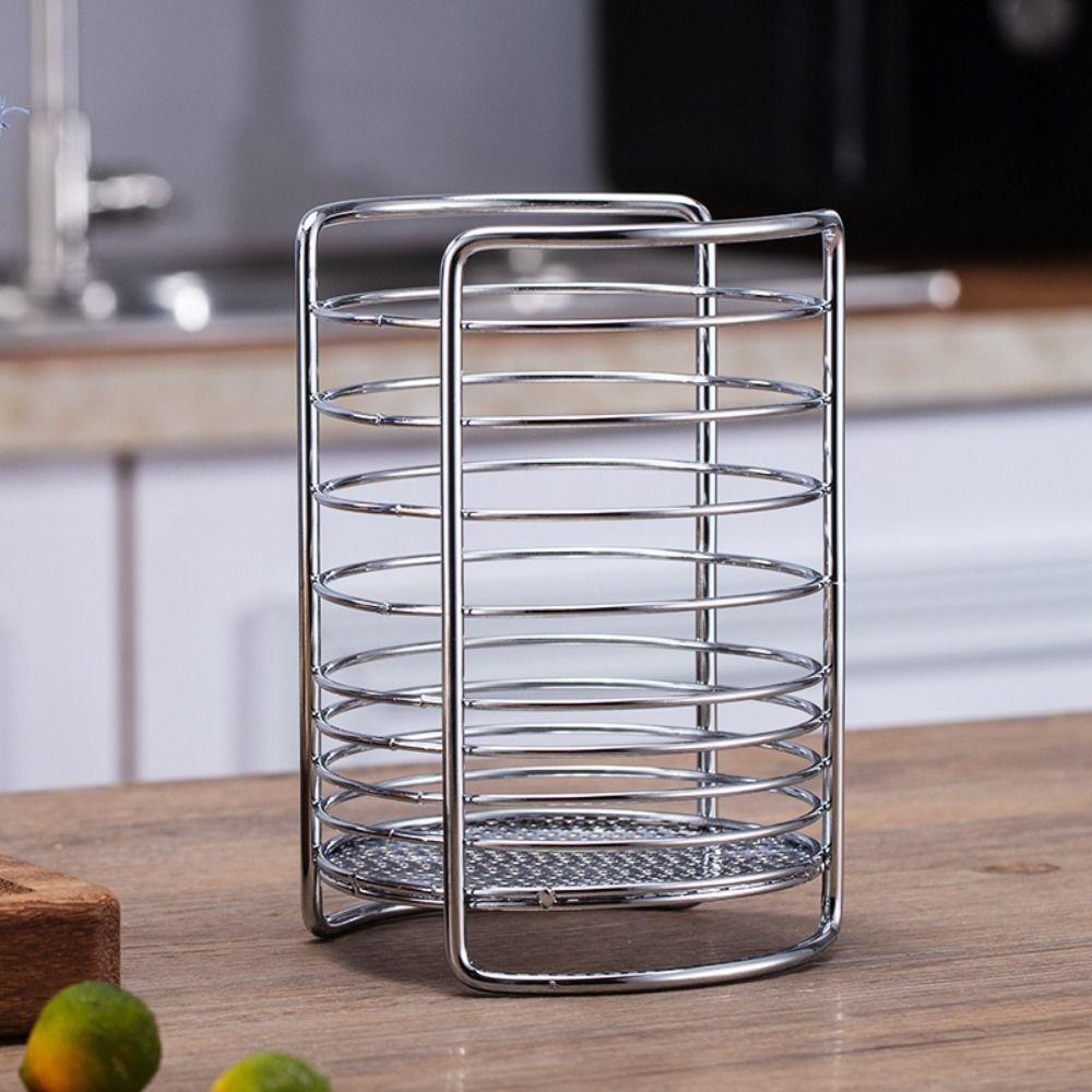 Draining Hole Base Chopstick Drying Racks Round Tableware Organizer  Desktop Organization