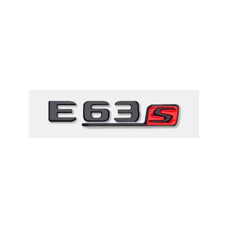 ZZUH8 E63S Logo Badge Car Stickers for Mercedes Benz E63 Refitted Eclass 6.3AMG Fender Side Labelflag New Old Rear Trunk Displacement