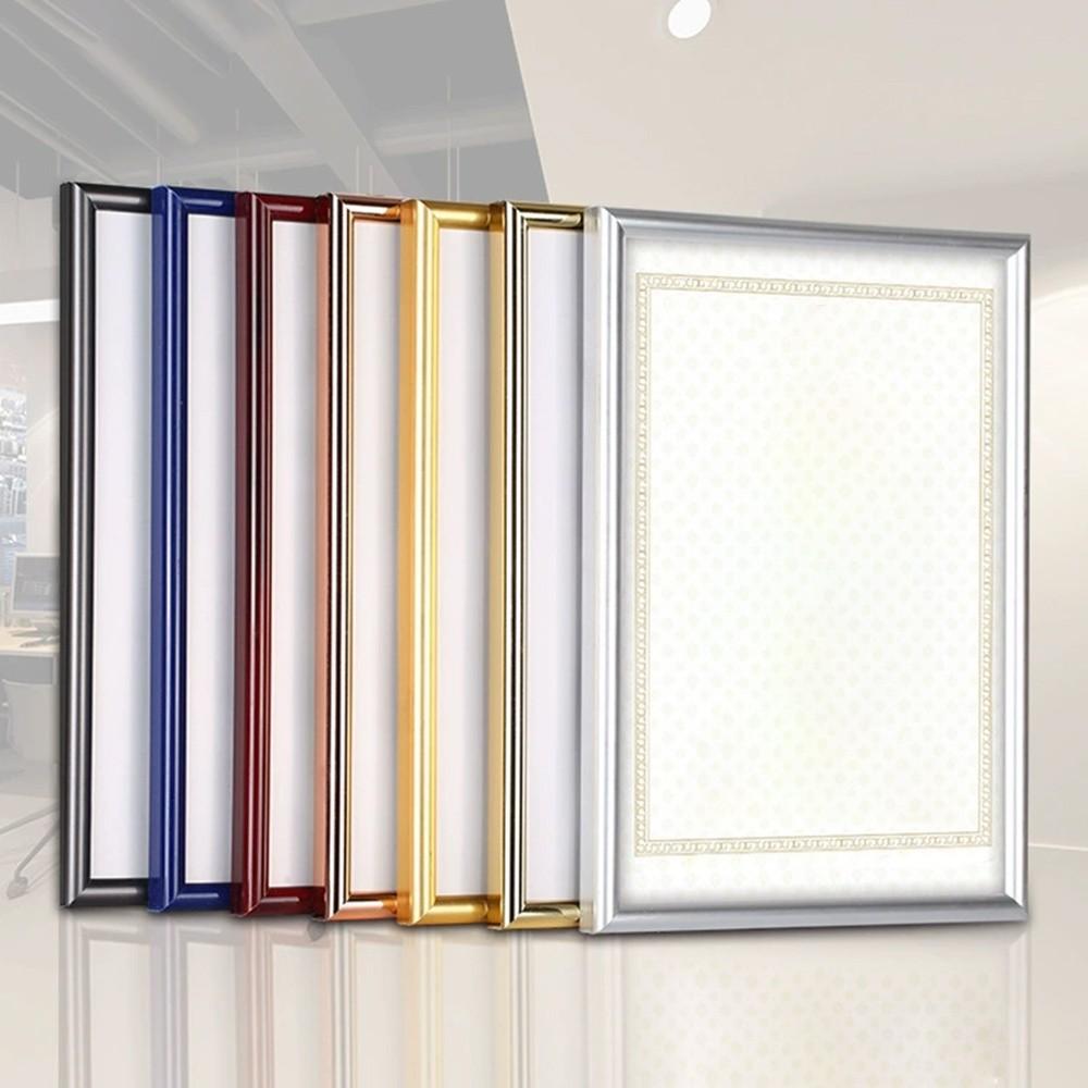 Home Decor A4 Certificate Frame PVC DIY Wall Commercial Photo Picture Frame Document Holder Frame