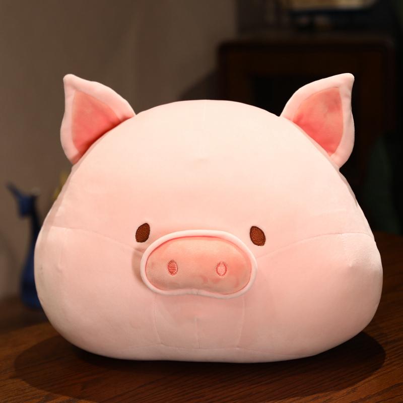 Kawaii Cartoon Pig Plush Cushion Stuffed Dolls Piggy Toy Animal Soft Pillow for Kids Baby Comforting Birthday Gifts