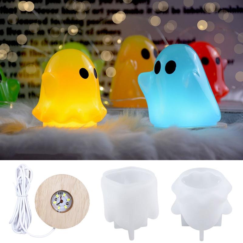 Bedside Lamp Mirror Silicone Mold Pendulum Table Mold Suitable for Epoxy Resin Diy Craft Jewelry Making Home Decoration