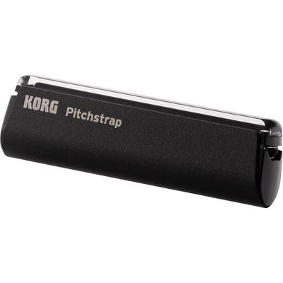 KORG Pitchstrap Tuner für Gitarre/Bass, am Gurt zu befestigen, ±0,1 Cent Hohe Genauigkeit, USB-Ladung, Hergestellt in Japan, Schwarz, PST-1 BK