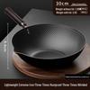 Wutuo 34cm Schmiedeeiserner Wok mit Deckel