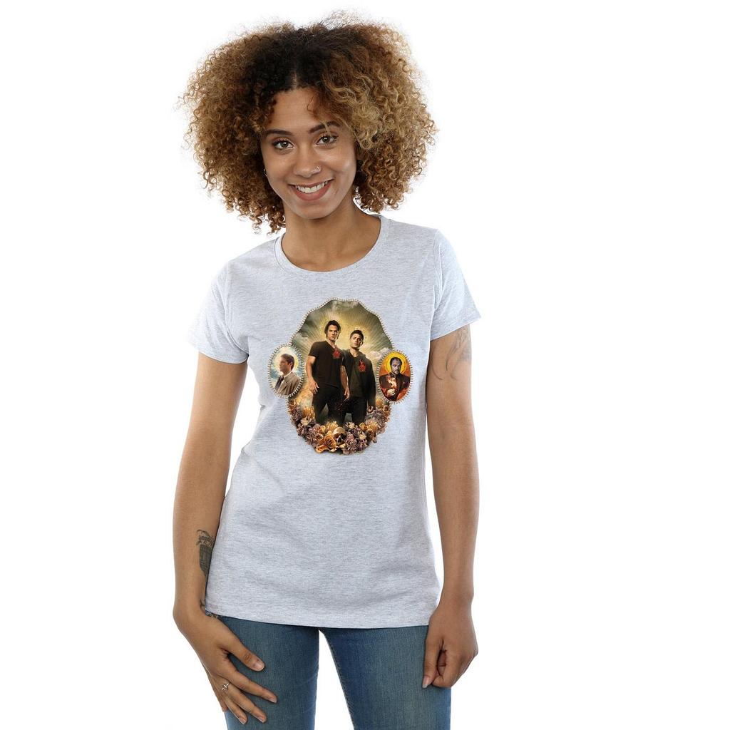 Supernatural Womens/Ladies Holy Shrine Cotton T-Shirt