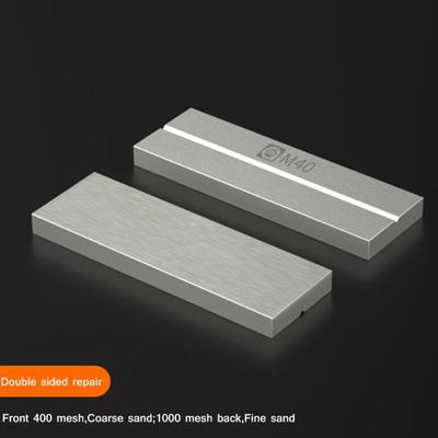 M40 Sharpening Stone Golden Steel Tweezer Sharpening Blade Double Sided Repair Tools