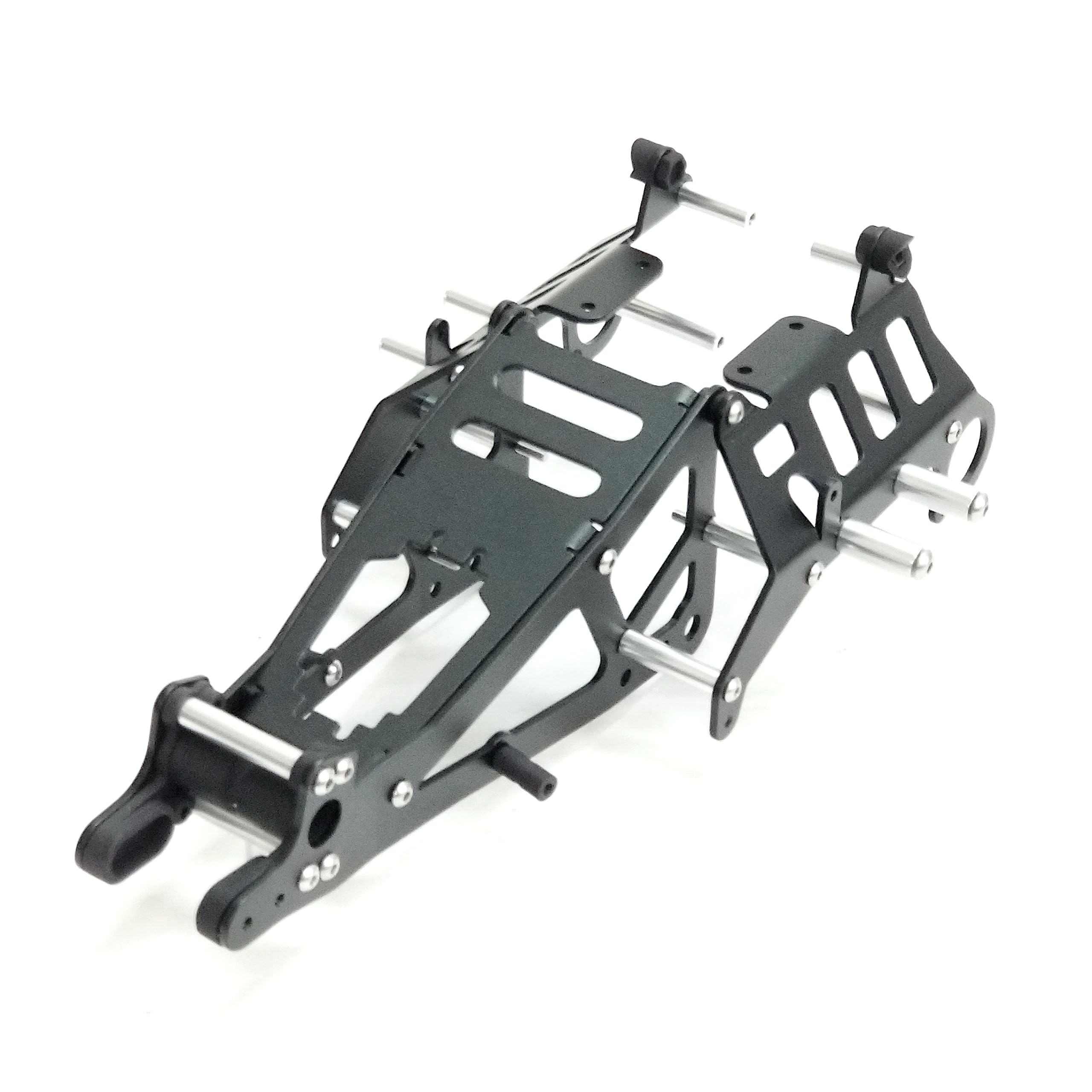 

Kingfly RC Aluminum Chassis for Tamiya Mighty Ultra-Lightweight 1/10 Frog/Monster Beetle/Blackfoot (Black)