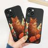 Japanese Anime Style Case For iPhone 14 Plus Pro Max XS X XR SE 2020 Cat Phone Case For iPhone 7 8 11 12 13 Soft Silicone Cover