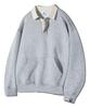 Ghost Republic Basic Rugby Collar Sweatshirt Gmt-162_Gray