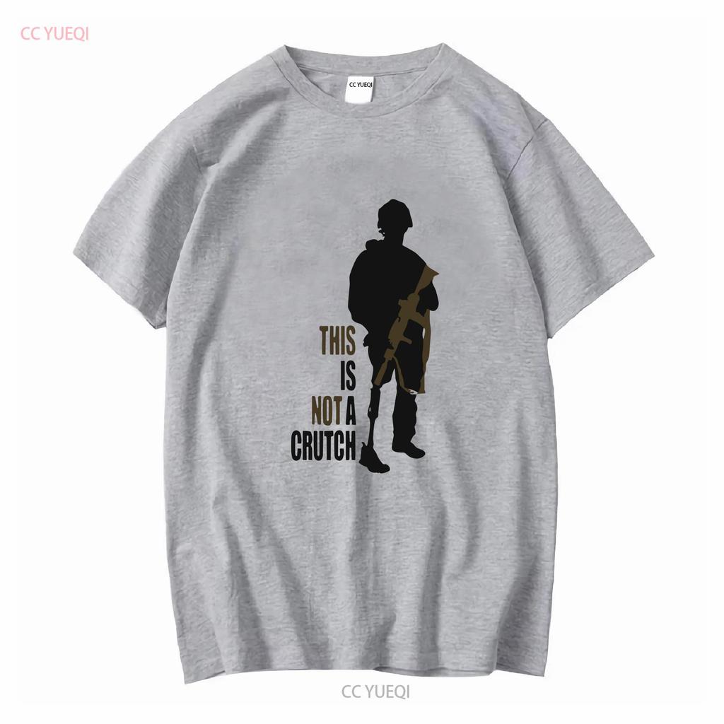 This Is Not A Crutch T shirt long or short sleeves vintage Washed Unisex Comfortable graphic Slightly Stylish Breathable Soft