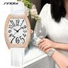 Damen Uhr Damen Retro Elegant Diamant Tonneau Zifferblatt Uhr Damen Quarz Uhr 9856