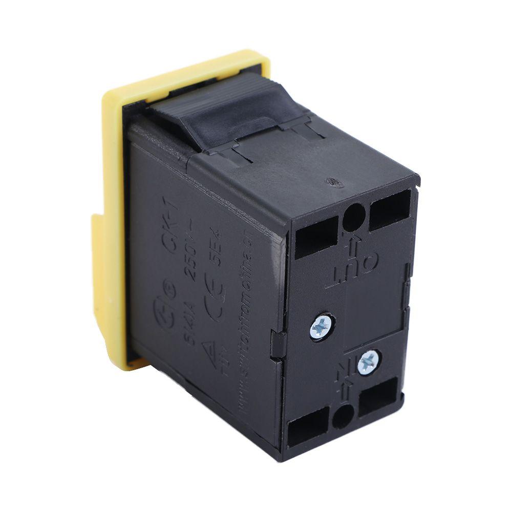 Interruttore Elettromagnetico Durevole KJD6 5e4 On Off Pulsante Scatola di Controllo Alimentazione Macchina Scatola Interruttori Interruttori