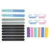 20pcs Nail Files Professional Nail Art Sanding File Polisher Buffer Brush Manicure Set