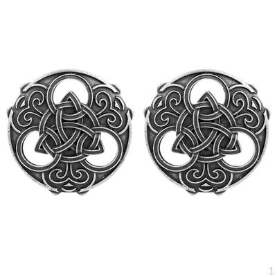 2Pcs Ancient Viking Brooch Pins Cloak Collar Shawl