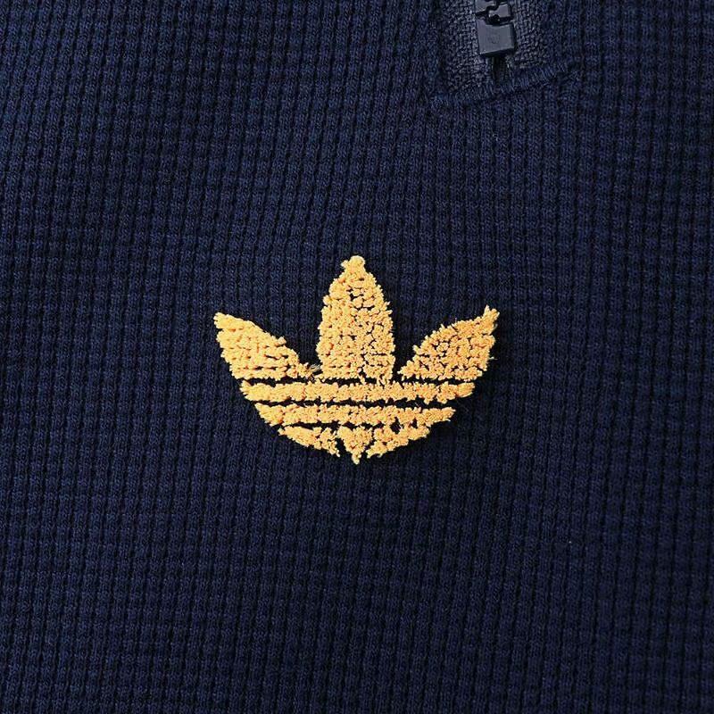adidas Originale Modische Und Bequeme Vielseitige Schnür-Mid-Waist-Freizeitrock Mit Kleinem Logo Damenunterteile Marineblau JI7484