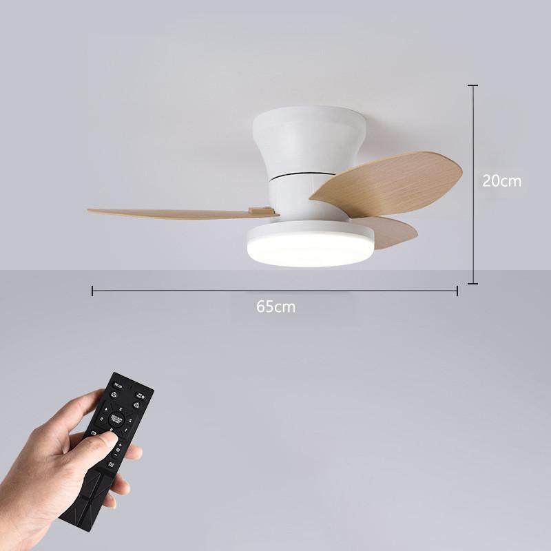 3 Light Colors 6 Speed Adjustable Ceiling Fan Light Kitchen Balcony Fan Lamp Living Room Modern LED Lighting Fan