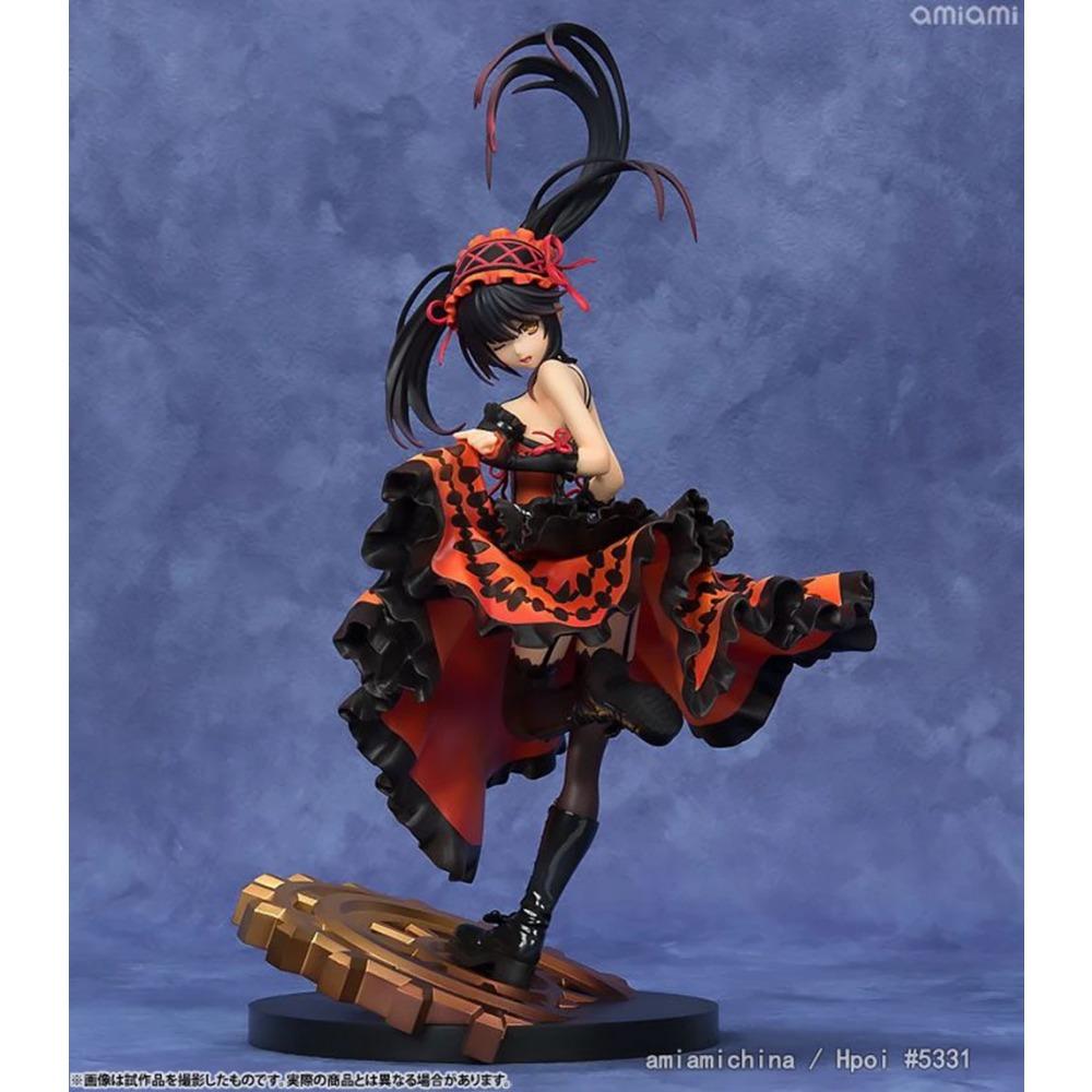 28CM Popular Anime Date A Live II Tokisaki Kurumi 1/8 Edition Beautiful Girl Model PVC Collection Static Toys Doll