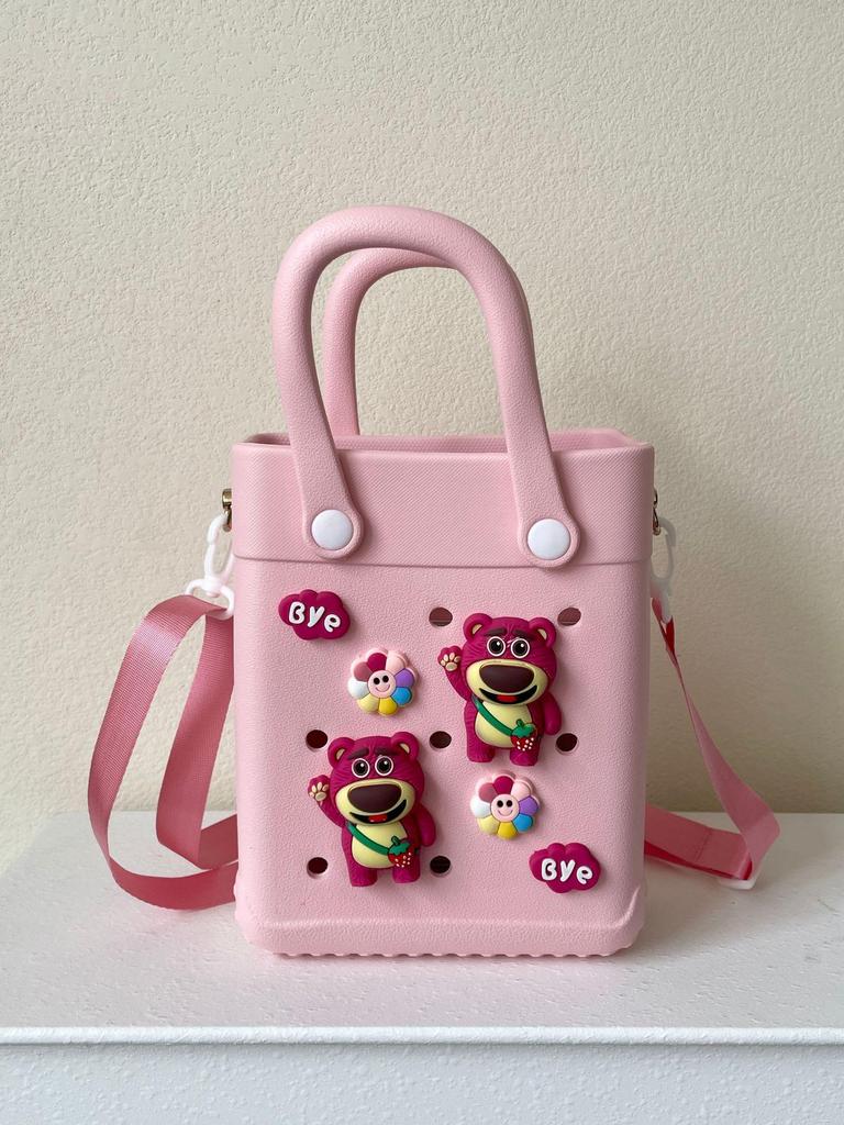 Women's 2024 EVA Portable Commuter Handbag - Small Square Storage Hole Bag