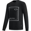 Armani Exchange Letter Print Crew Neck Pullover Long Sleeve Sweatshirt Men Sweatshirt 3RZM1A-ZM2HZ-1200
