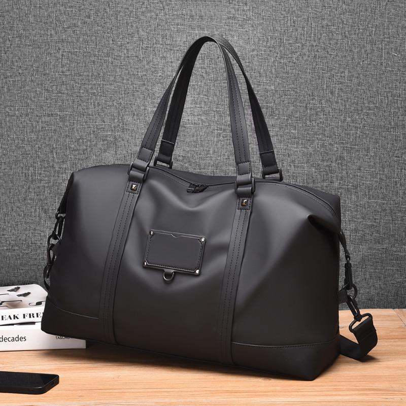 New Travel Bag Men's Portable Fitness Bag Large Capacity Training Bag Leisure Luggage Bag