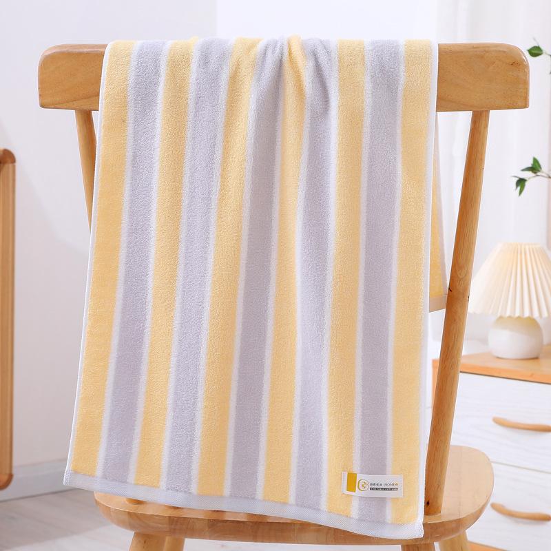 

Jieliya 230259 Мягкое полосатое хлопковое полотенце для взрослых и студентов 73*34 cm