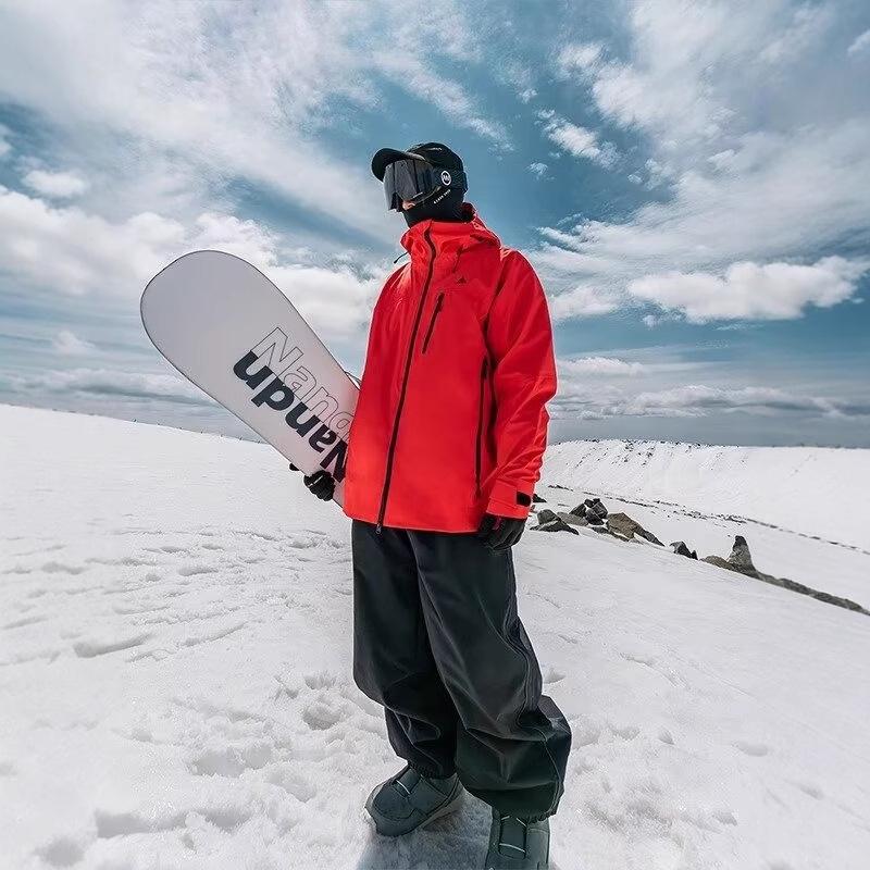 Pantaloni de Snowboard pentru Bărbați Femei Pantaloni pentru Placă Single Impermeabili Croială Largă Rezistenți la Uzură Profesionali pentru Placă Dublă Pantaloni de Schi