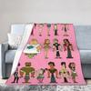 Totals Dramas Pink Fleece Throw Blanket Blanket for Bed Car Warm Quilt