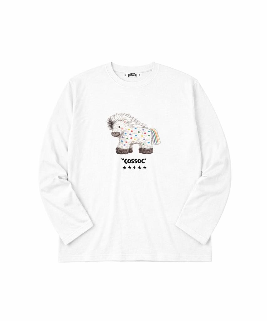 Koso Cc Rainbow Horse Long Sleeve (Gray)