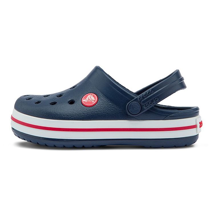 Crocs Crocband Casual Clogs Kids Footwear Blue Red 207006-485