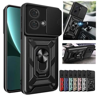 Pouzdro Armor pro Motorola Moto Edge 40 Neo 30 Pro Fusion Ultra Plus 2023, ochranný kroužek s magnetickým držákem, kryt