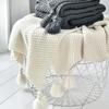 Cross-Border Knitted Lightweight Shawl: Cozy Autumn/Winter Blanket for Office, Airplane & Leisure