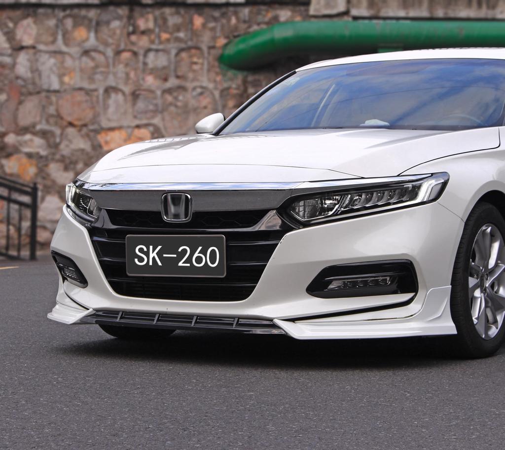 18-21 Accord Inspire SK-260 Kit: Front Lip, Rear Spoiler, Side Skirts, Rear Diffuser.