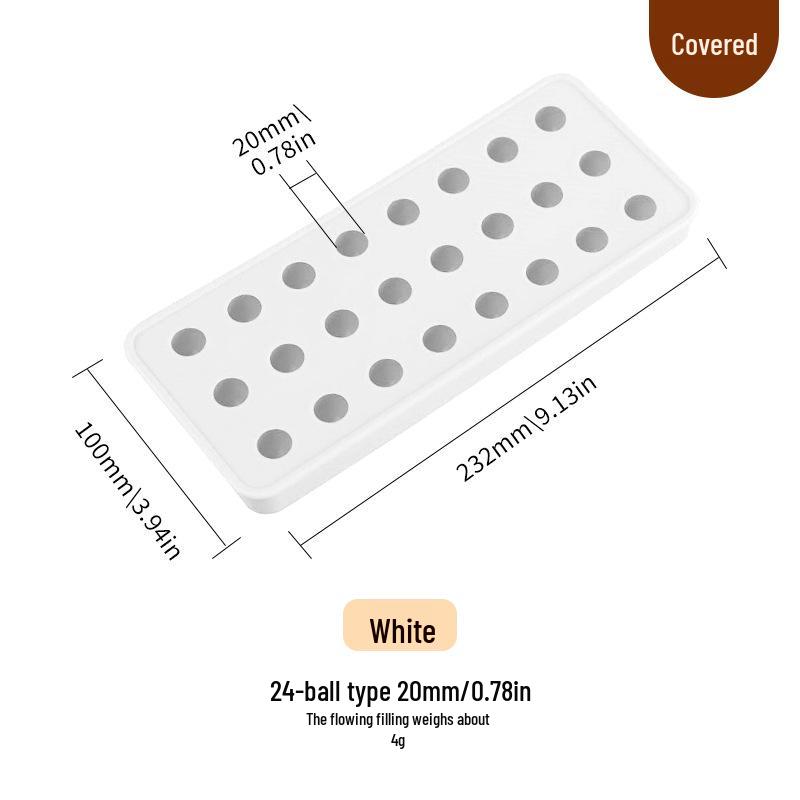 Moule Rond à Glaçons et à Gâteaux de Lune en Silicone de Qualité Alimentaire - Plateau DIY pour Savons et Grappes de Raisins