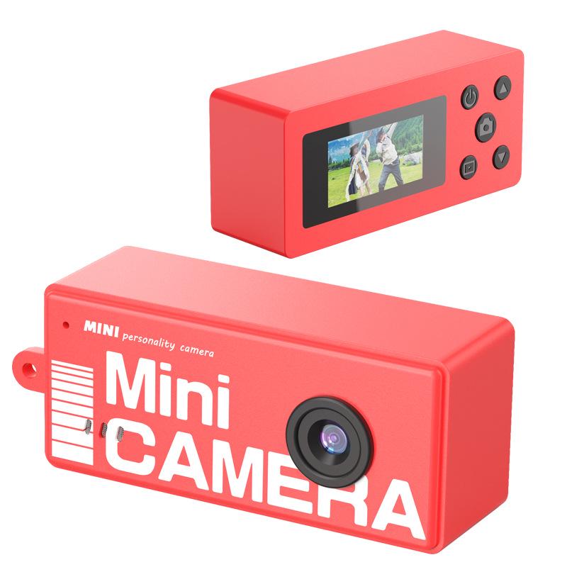 Retro Mini HD Thumb Camera for Kids with Lanyard