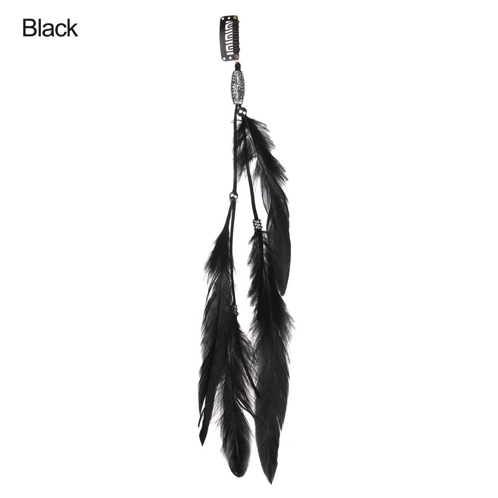 Comb Headdress Extensions Hippie Headpieces Novelty Hairclips Headband Headwear Feather Hair Rope