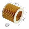 For Karcher Vacuum Cleaners Parts Cartridge HEPA Filter WD2250 WD3.200 MV2 MV3 WD3 Karcher Filter Parts Air Dust Filters