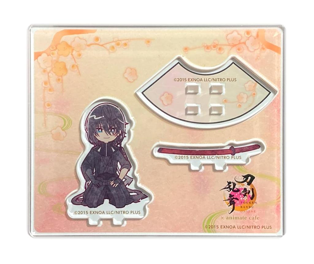Touken Ranbu ONLINE" 10th Anniversary Part 2 × animate cafe Kneeling Mini Acrylic Stand Magoroku Kanemoto