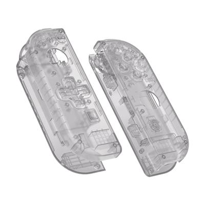 eXtremeRate Switch Handheld Controller Shell Case Key Compatible with Switch Clear Material Switch Housing Compatible with Organic EL Comes with a