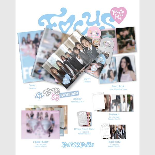 [Pre-order] Hearts2Hearts - 1st Mini Album [FOCUS] (Photobook Ver.)