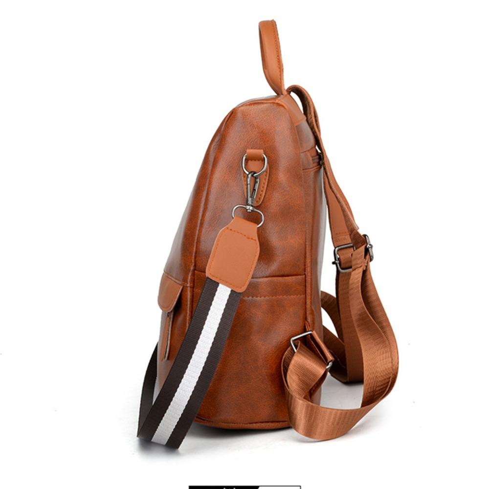 New Shoulder Bag for Women In South Korea, Personalized Anti-theft Backpack, Fashionable and Casual Soft Leather Backpack, Retro Style