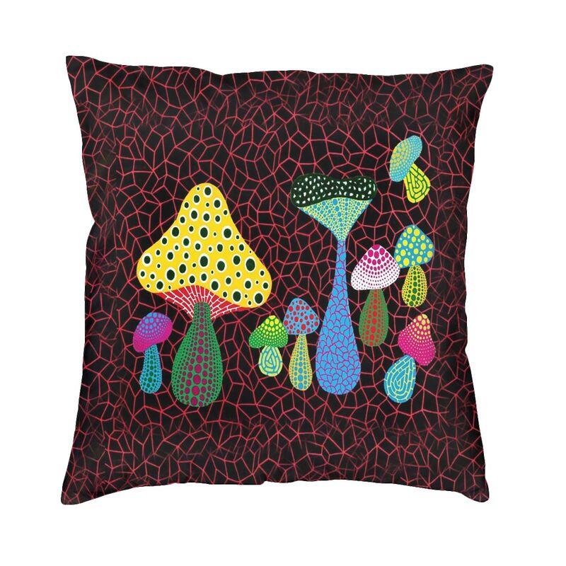 

Manga Animation Art Yoshitomo Nara Flower Square Pillowcover Decoration Cushions Throw Pillow for Sofa Doublesided Printing 30x30cm 12x12in
